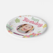 princess birthday papieren bordje (Gekanteld)