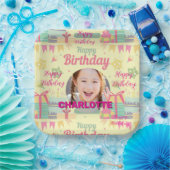 princess birthday papieren bordje (Feest)