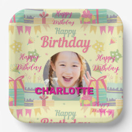 princess birthday papieren bordje