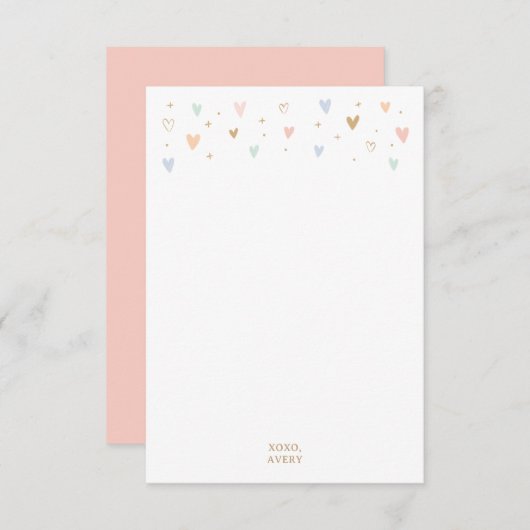 Princess Birthday Party Bedankkaart (Voorkant / Achterkant)