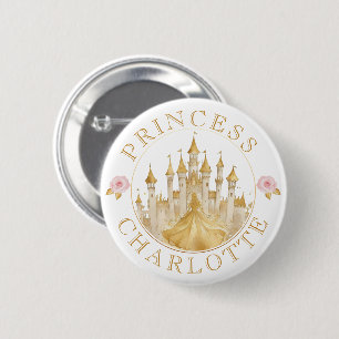 Princess Birthday Party Button Favoriet