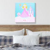 Princess Birthday Party Canvas Afdruk (Insitu (Slaapkamer))