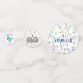 Princess Birthday Party Confetti (Achterkanten)