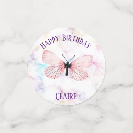 Princess Birthday Party Confetti (Kleine voorkant)