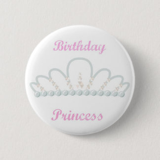 Princess Birthday Pin Ronde Button 5,7 Cm