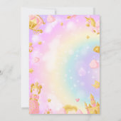 Princess  Birthday Samantha 3 Birthday Party Kaart (Achterkant)