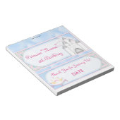 Princess Birthday Snoep Bar Wrapper Party Favor Notitieblok (Schuin)