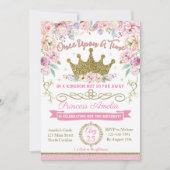 Princess Birthday Uitnodiging (Voorkant)