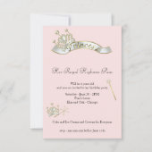 Princess Birthday Uitnodiging (Voorkant)