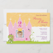 Princess Birthday Uitnodiging (Voorkant)