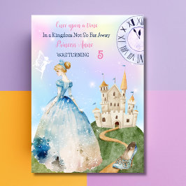 Princess Birthday Uitnodiging