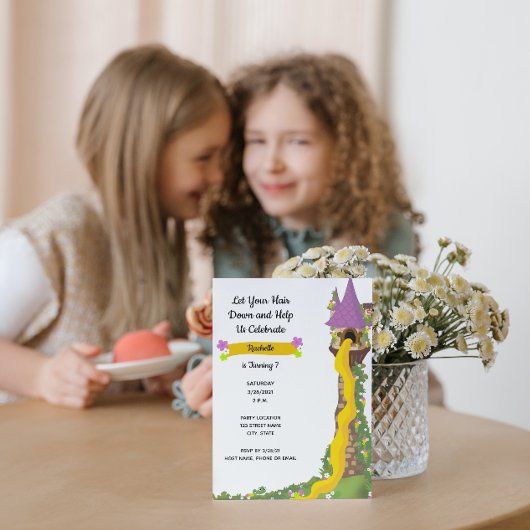 Princess Birthday Uitnodiging