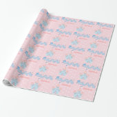 Princess Birthday Wrapping Paper Cadeaupapier (Uitgerold)