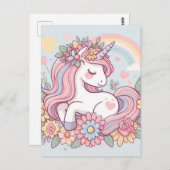 Princess Blossom Briefkaart (Voorkant / Achterkant)