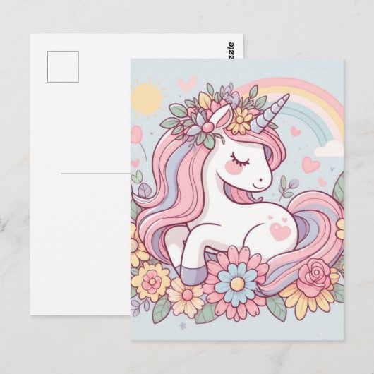 Princess Blossom Briefkaart (Voorkant / Achterkant)