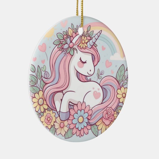 Princess Blossom Keramisch Ornament (Rechts)