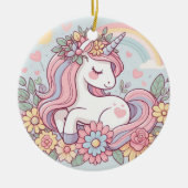 Princess Blossom Keramisch Ornament (Voorkant)