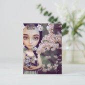 Princess Blossom Postcard Briefkaart (Staand voorkant)