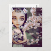Princess Blossom Postcard Briefkaart (Voorkant / Achterkant)