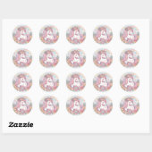 Princess Blossom Ronde Sticker (Vel)