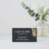 Princess Blue Baby shower Gift Registry Informatiekaartje (Staand voorkant)