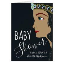 Princess Blue Baby shower Invitation