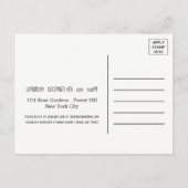 Princess Blue Baby shower Invitation Uitnodiging Briefkaart (Achterkant)