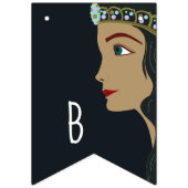 Princess Blue Baby shower Vlaggetjes (Derde vlag)