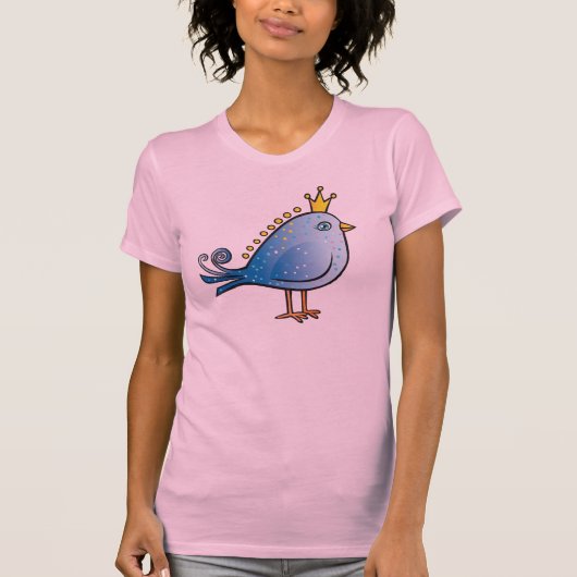 Princess Blue Bird T-shirt (Voorkant)