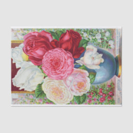 Princess Bonnie en Hardy Rozen Antiek Print Tissuepapier