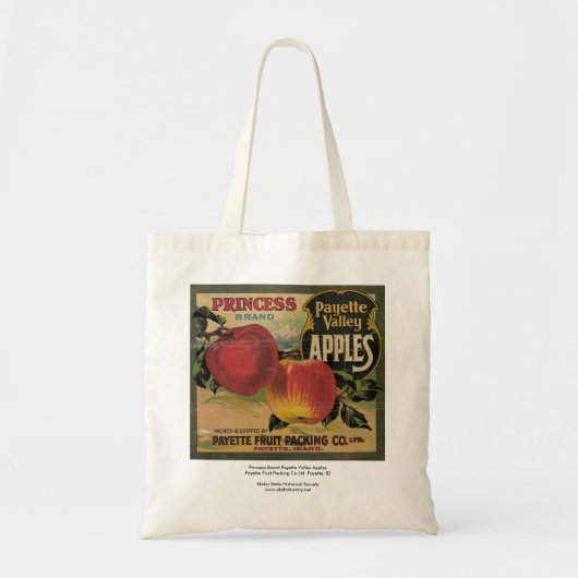 Princess Brand Payette Valley Apples Tote Bag (Voorkant)