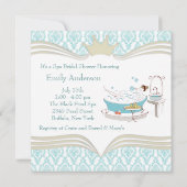 Princess Bride Spa Bruidsuitnodiging Kaart (Achterkant)