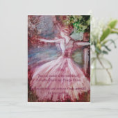 "Princess Bride" Wedding Invitation Kaart (Staand voorkant)