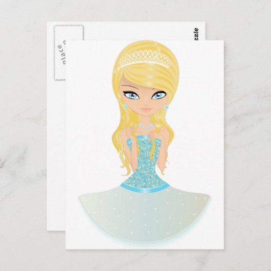 Princess Briefkaart (Voorkant / Achterkant)