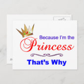 Princess Briefkaart (Voorkant / Achterkant)