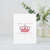 Princess Briefkaart (Staand voorkant)