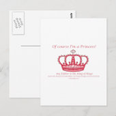 Princess Briefkaart (Voorkant / Achterkant)