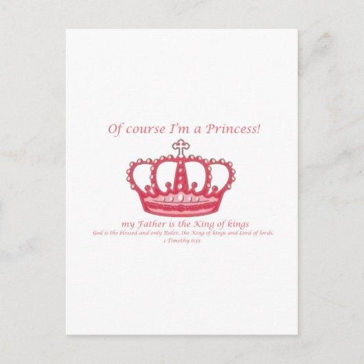 Princess Briefkaart (Voorkant)