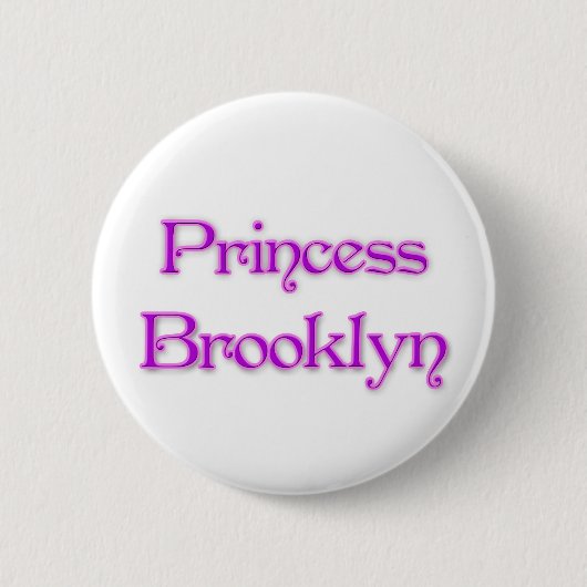 Princess Brooklyn Ronde Button 5,7 Cm (Voorkant)