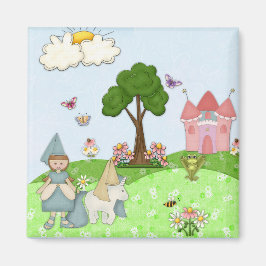 Princess - Brown hair Magneet