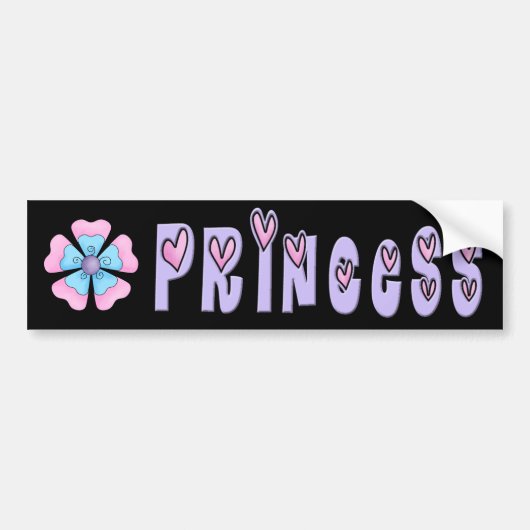 Princess Bumpersticker (Voorkant)
