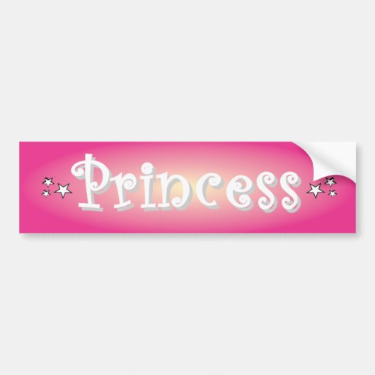 Princess Bumpersticker (Voorkant)