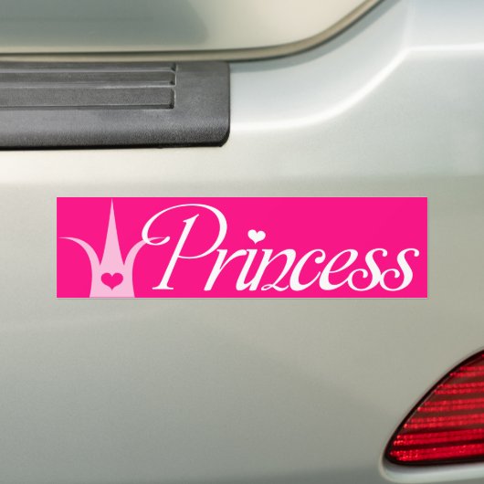 Princess Bumpersticker (Op auto)