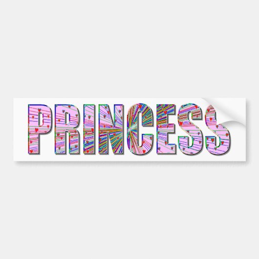 Princess Bumpersticker (Voorkant)
