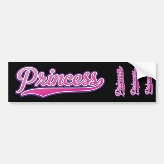 Princess Bumpersticker (Voorkant)