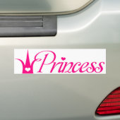 Princess Bumpersticker (Op auto)