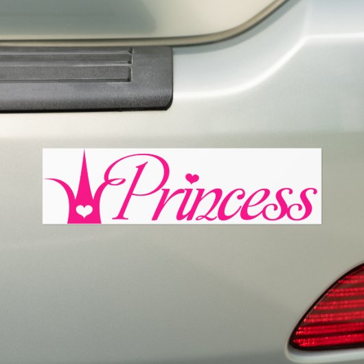 Princess Bumpersticker (Op auto)