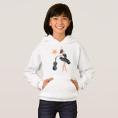 Princess butterfly ballerina blue en gold (Voorkant volledig)