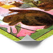 Princess Butterfly Fairy Flowers Print (Hoek)