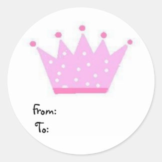 Princess cadeau sticker
